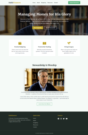 Christian Financial Stewardship Theme