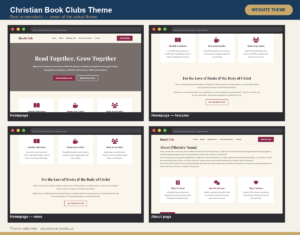 Christian Book Clubs Theme