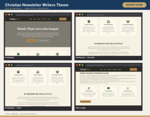 Christian Newsletter Writers Theme