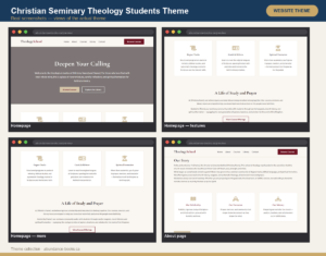 Christian Seminary Theology Students Theme