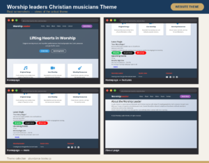 Worship Leaders Christian Musicians Theme